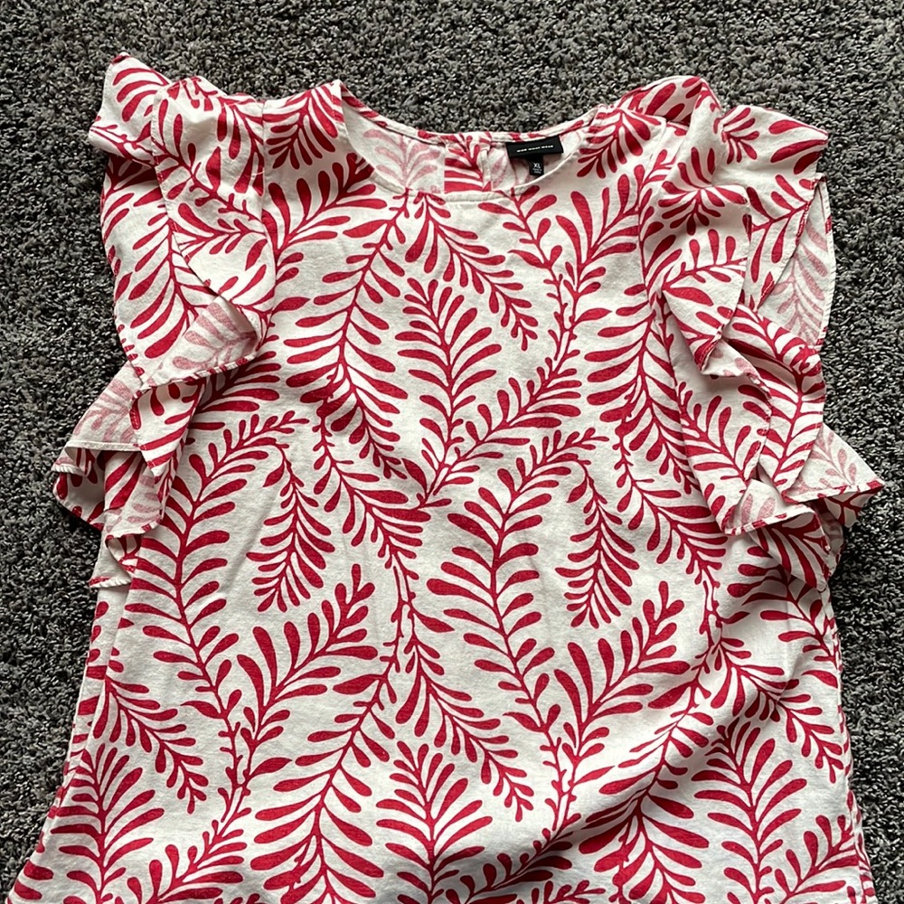 Who What Wear Target ruffle sleeve blouse